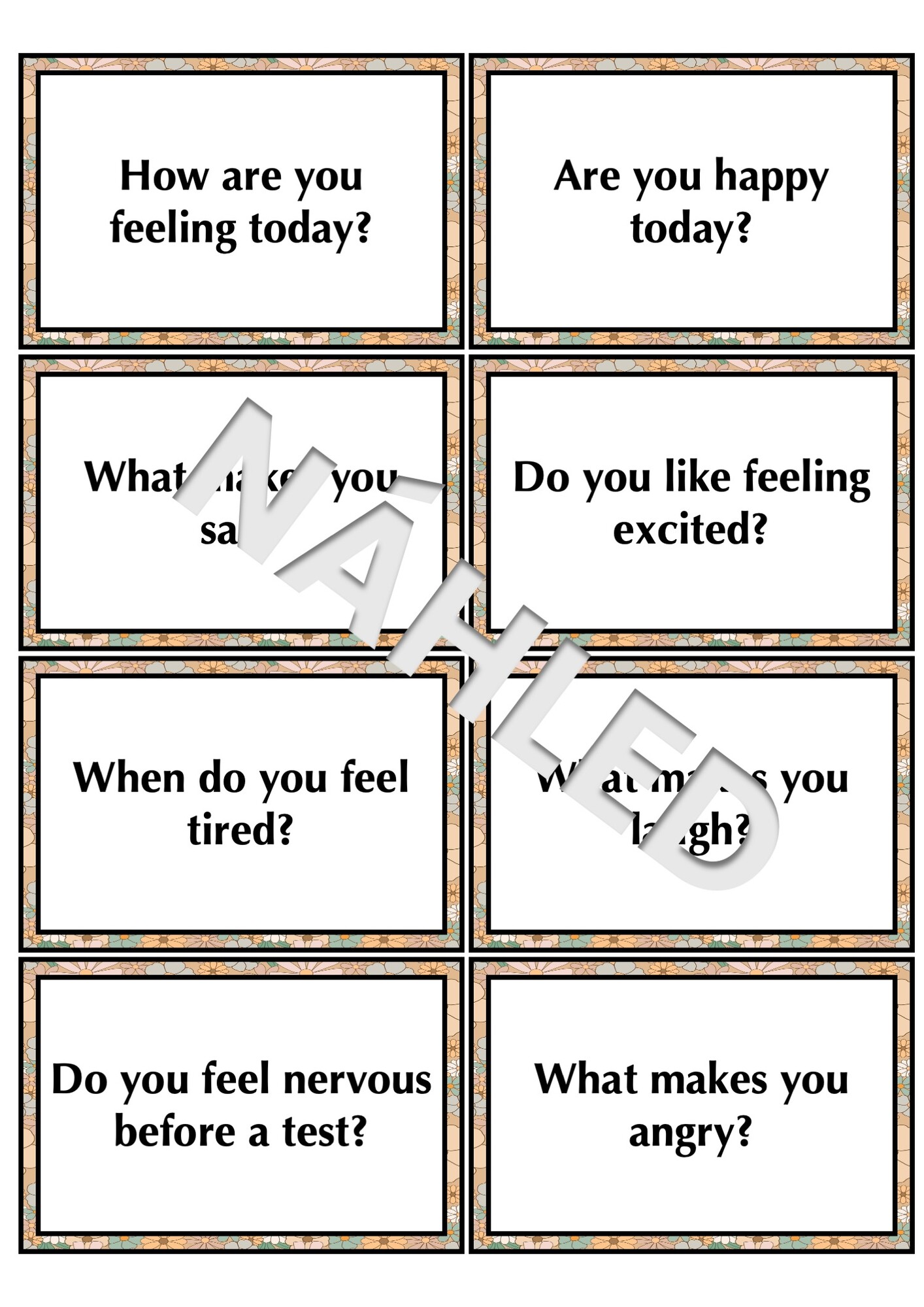 Rapid Fire Questions - Emotions (A1) - Anglický jazyk | UčiteléUčitelům.cz