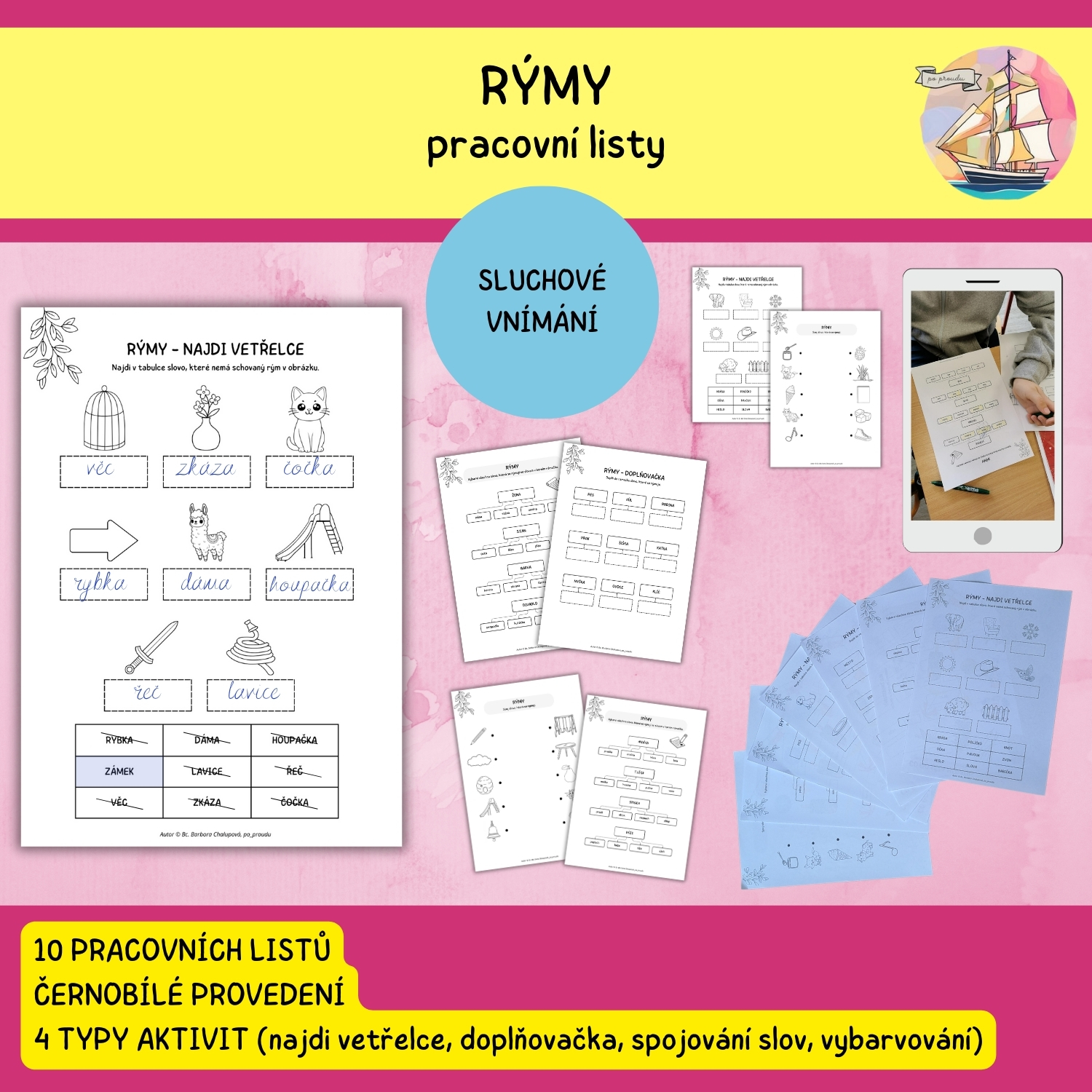 Rýmy - pracovní listy - Český jazyk | UčiteléUčitelům.cz