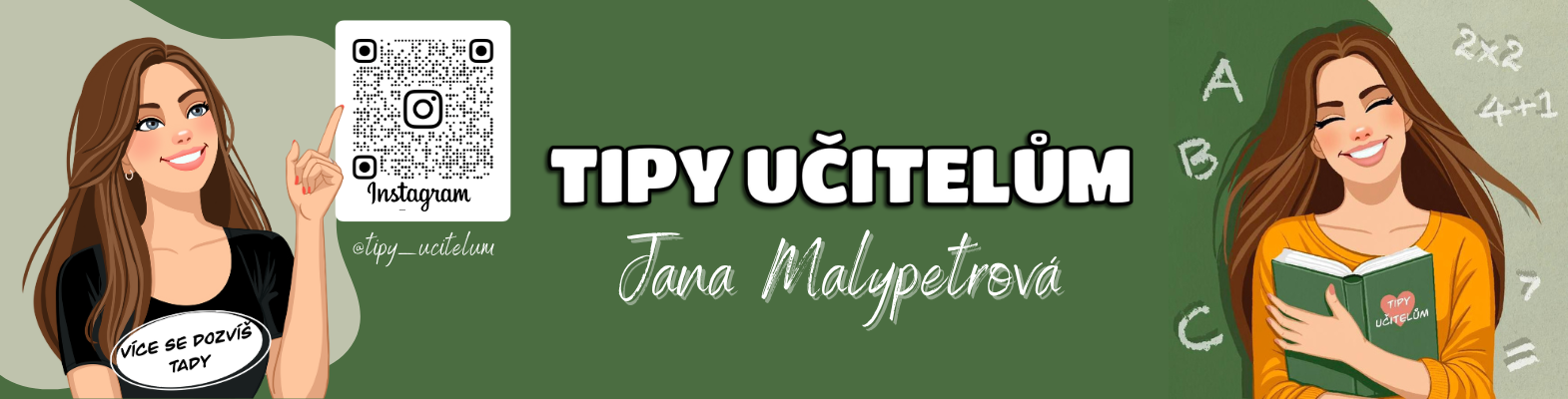 Tipy učitelům - Jana Malypetrová - profilový banner