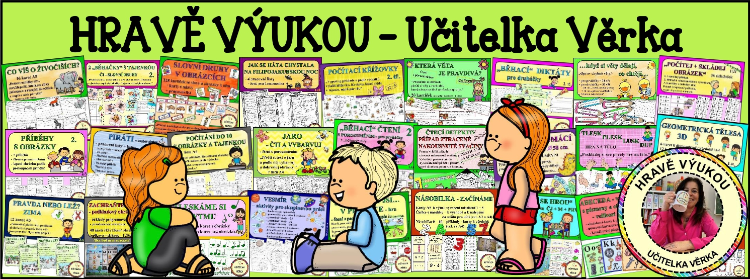 HRAVĚ VÝUKOU - Učitelka Věrka - profilový banner