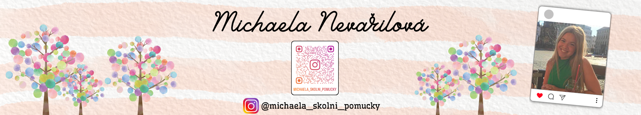 Michaela Nevařilová - profilový banner