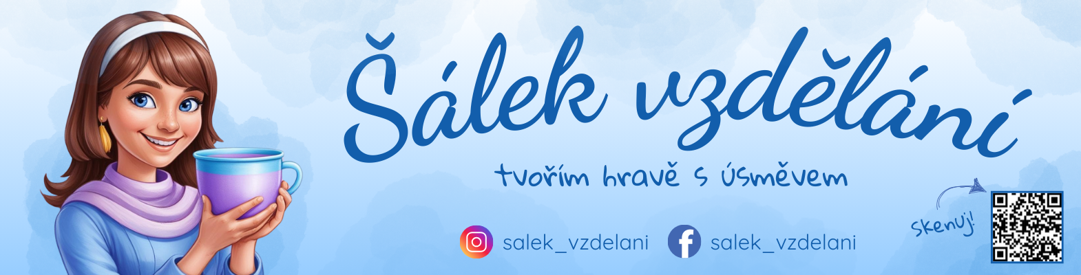 Šálek vzdělání - profilový banner
