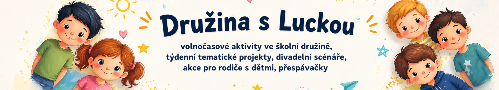 Družina s Luckou - profilový banner