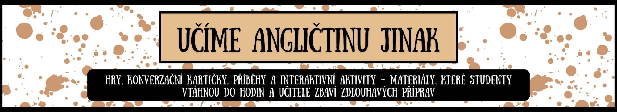 Učíme angličtinu jinak - profilový banner