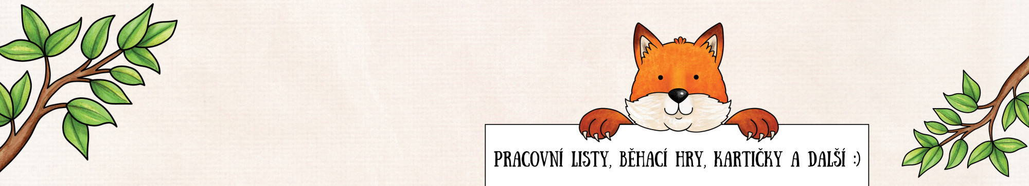 Liščí školička - profilový banner