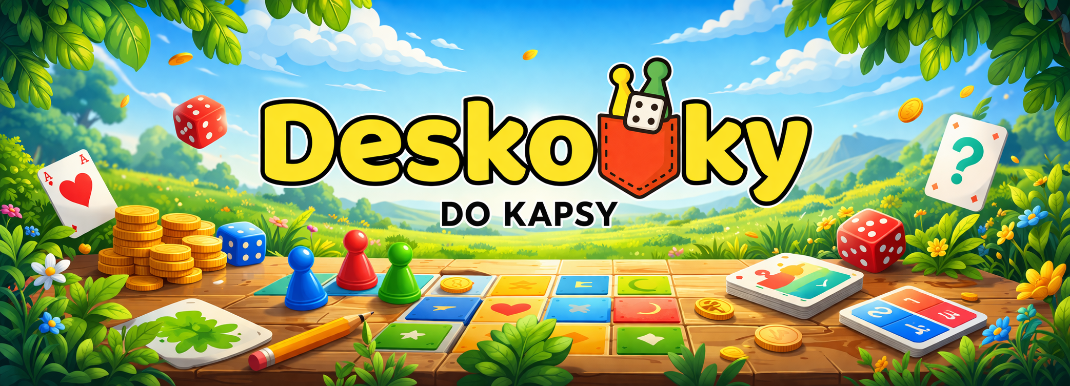 Deskovky do kapsy - profilový banner