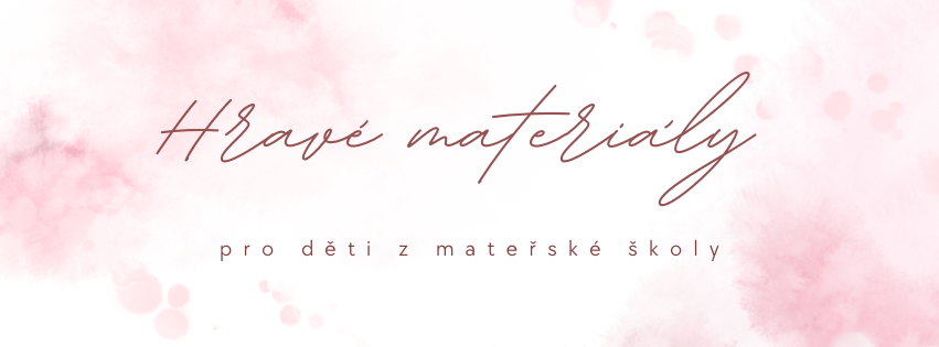 Hravé materiály - profilový banner