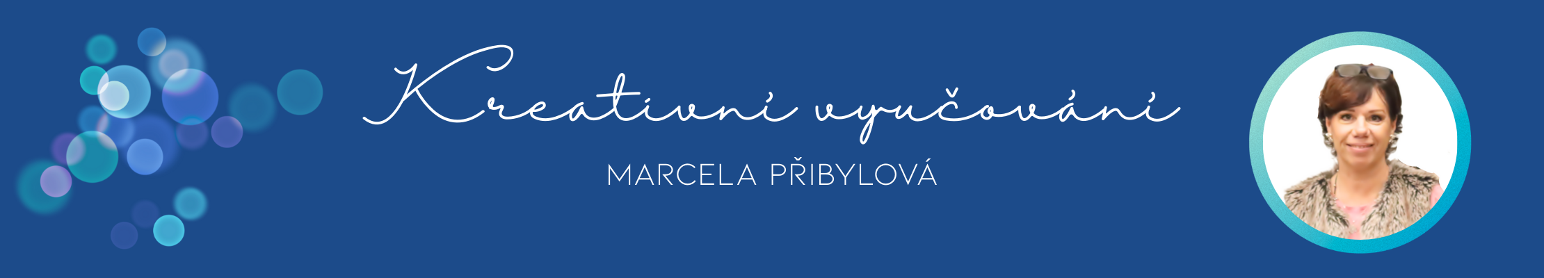 Kreativní vyučování - Marcela Přibylová - profilový banner