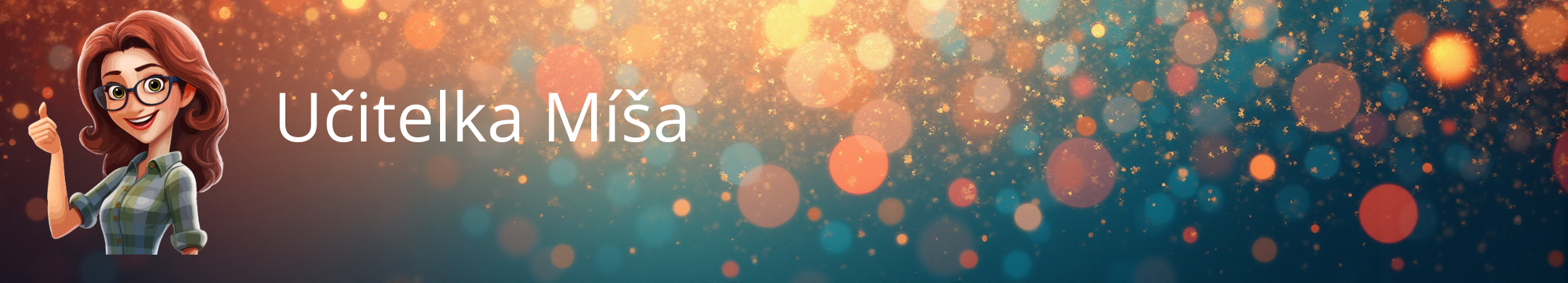 Učitelka Míša - profilový banner