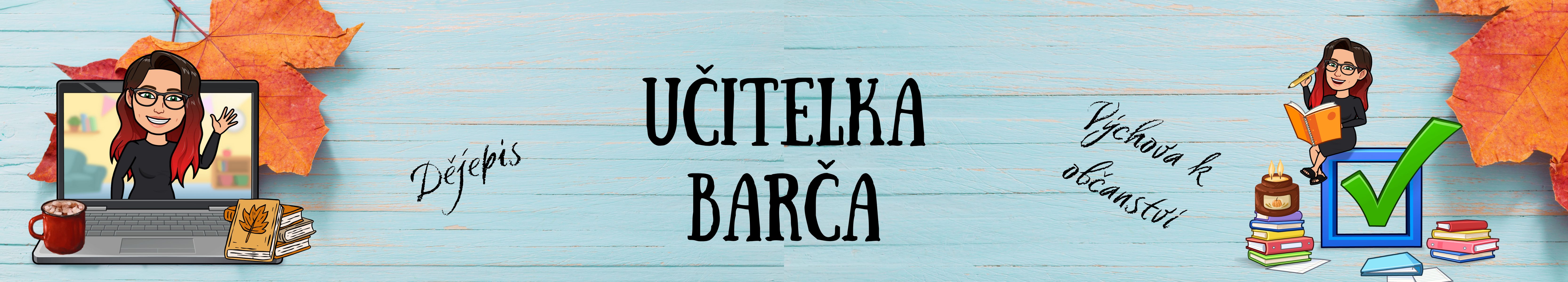 Učitelka Barča - profilový banner