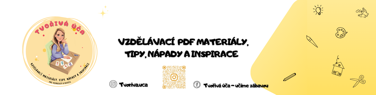 Tvořivá úča - Michala Mezírková - profilový banner
