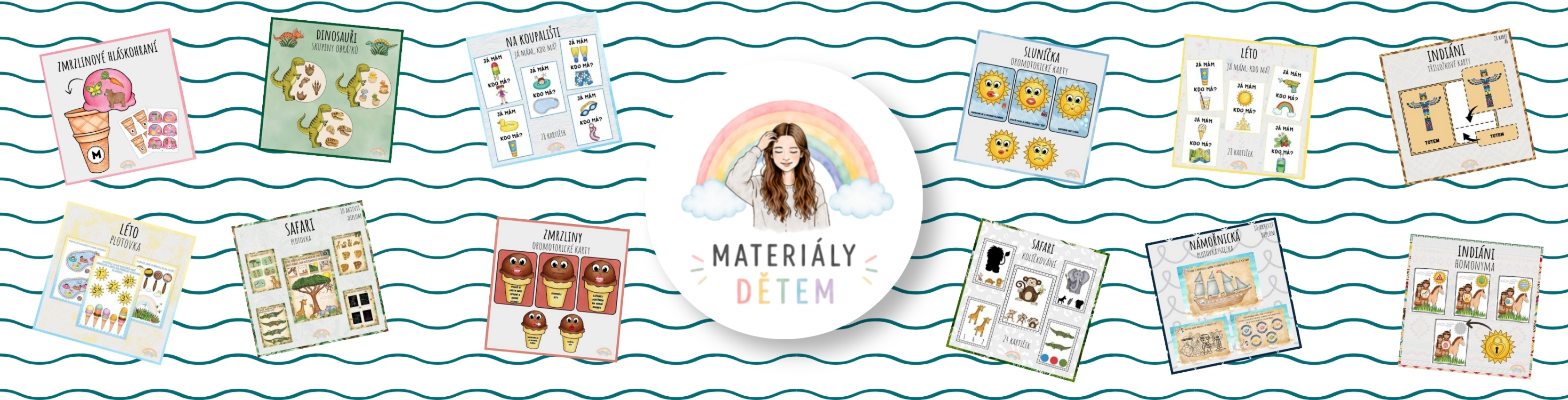 Marie Šoustarová (Materiály dětem) - profilový banner