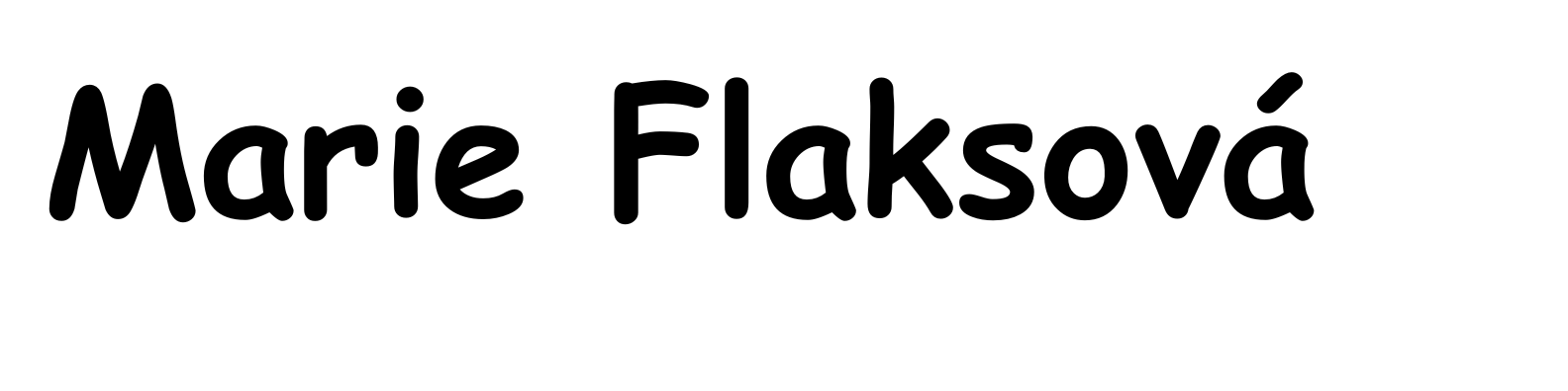 Marie Flaksová - profilový banner