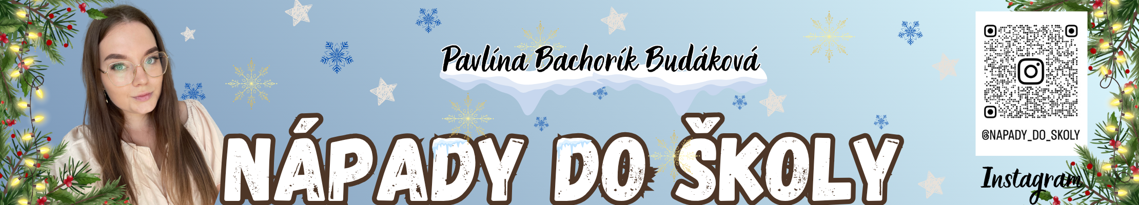 Pavlína Budáková | Nápady do školy - profilový banner