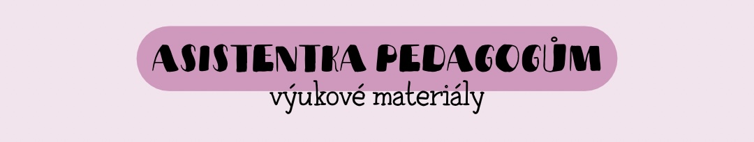 Asistentka pedagogům - profilový banner
