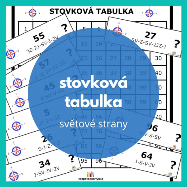 stovková tabulka - světové strany 1
