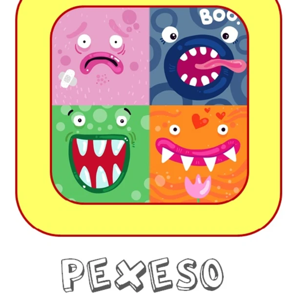 Pexeso - příšerky ABECEDA 1