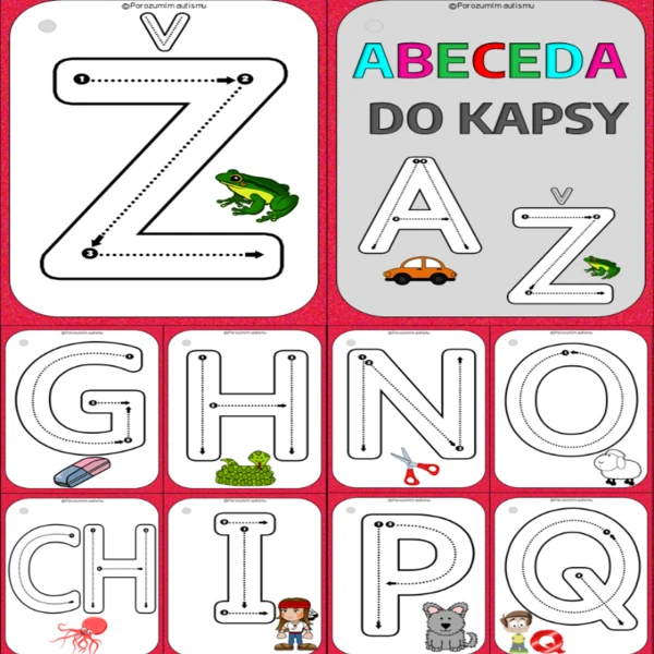 Abeceda do kapsy - růžová 1