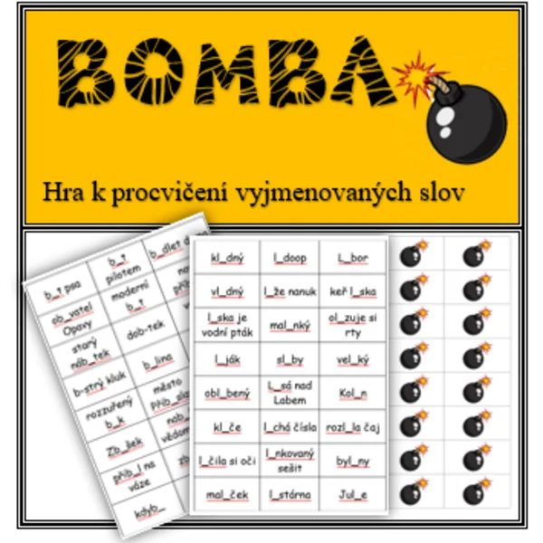 Bomba- vyjmenovaná slova 1