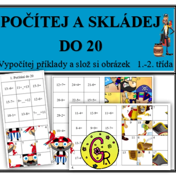Počítej a skládej do 20 1