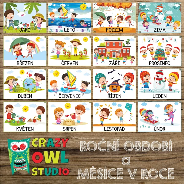 ROČNÍ OBDOBÍ a MĚSÍCE V ROCE  1