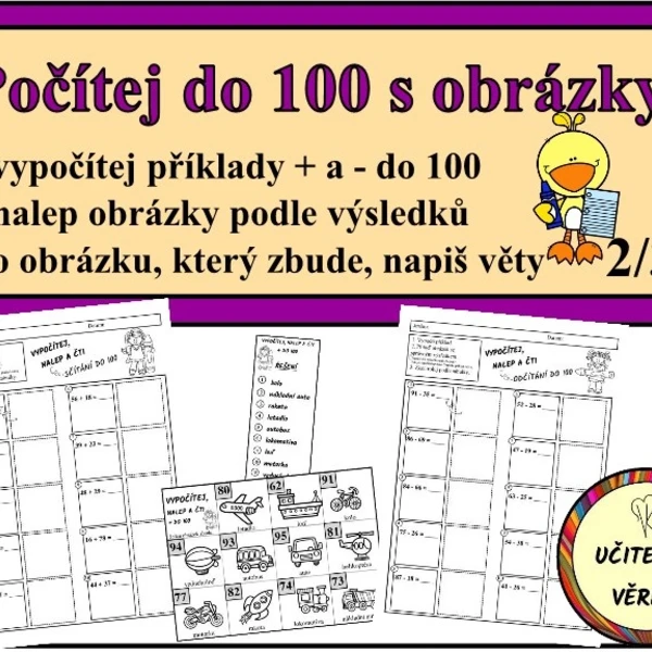 Počítej do 100 s obrázky 1