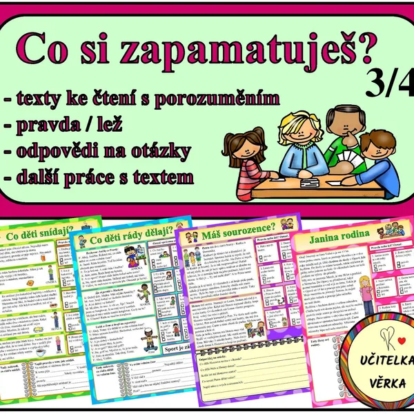 Co si zapamatuješ? 1