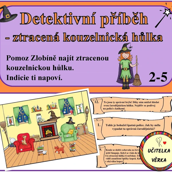 Detektivní příběh - ztracená kouzelnická hůlka 1