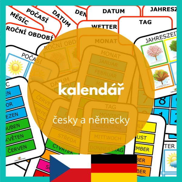 kaledář: česky a německy 1