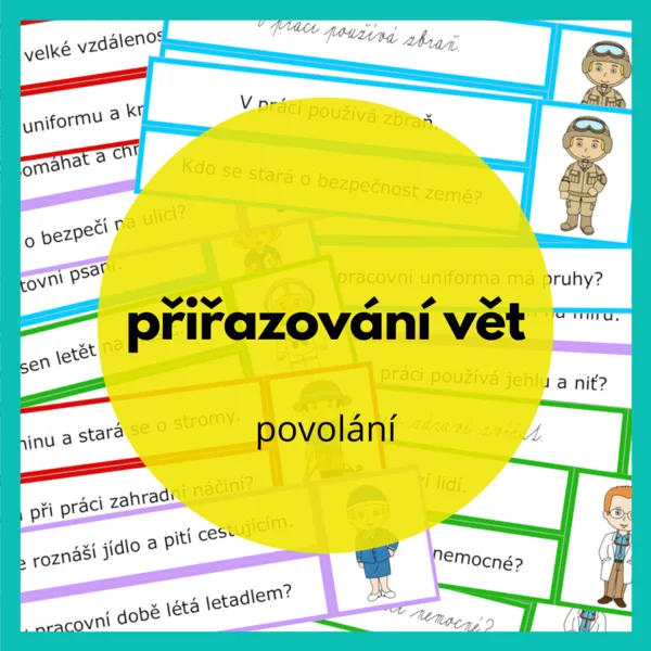 povolání - přiřazování vět 1