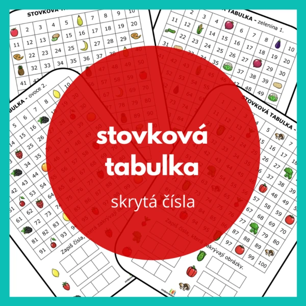 stovková tabulka - skrytá čísla 1