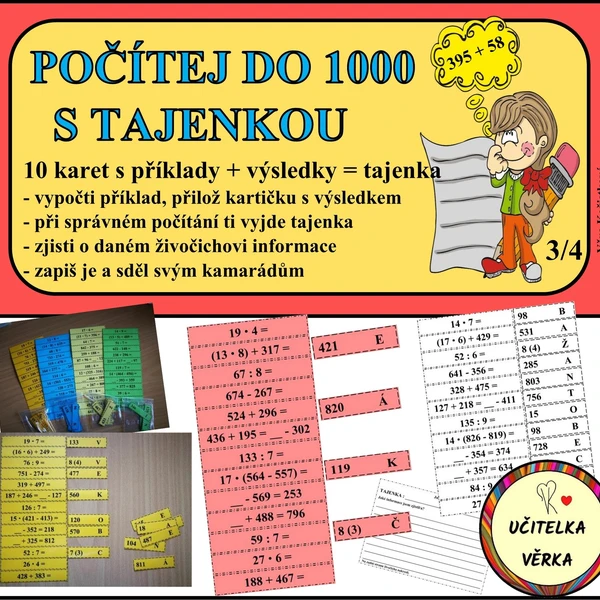 POČÍTEJ DO 1000 S TAJENKOU 1