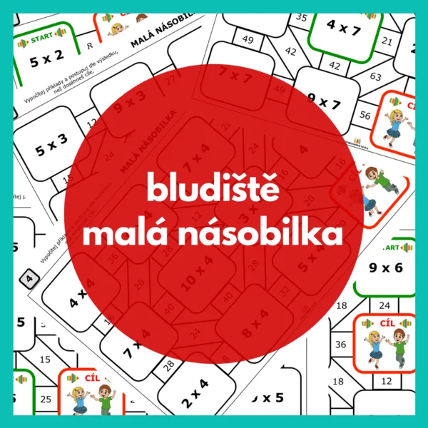 bludiště - malá násobilka 1