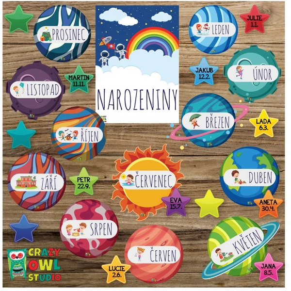 NAROZENINY Vesmír 1