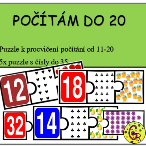Počítám do 20 puzzle 1