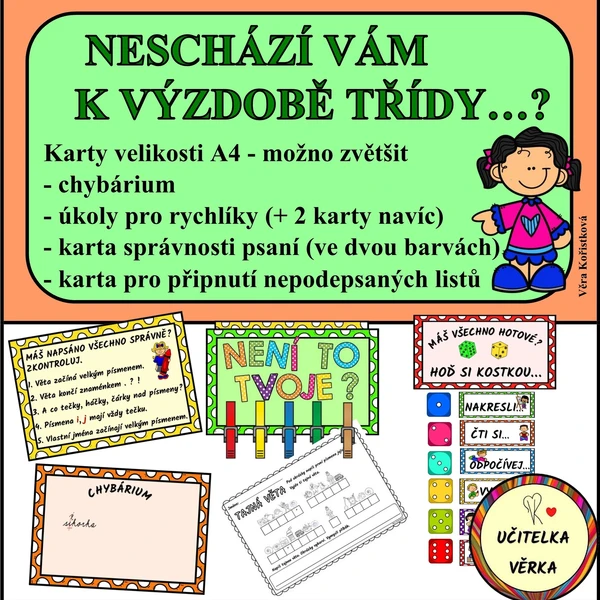 VÝZDOBA TŘÍDY - neschází vám ... ? 1