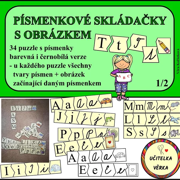 PÍSMENKOVÉ SKLÁDAČKY S OBRÁZKEM 1