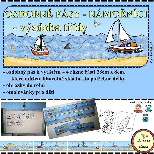 Ozdobný pás - NÁMOŘNÍCI 1