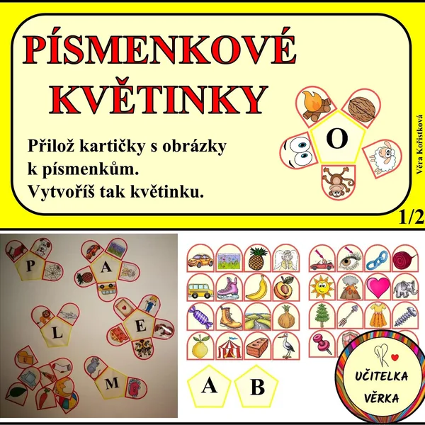 PÍSMENKOVÉ KVĚTINKY 1