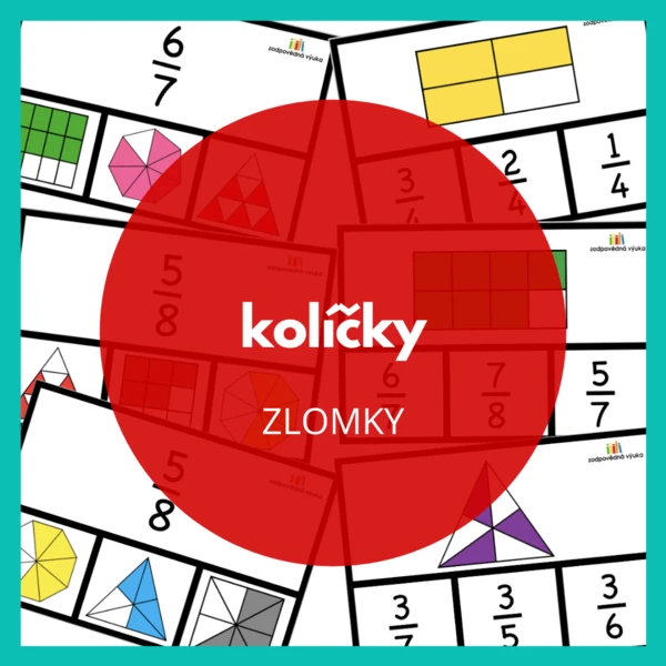zlomky kolíčkové karty 1