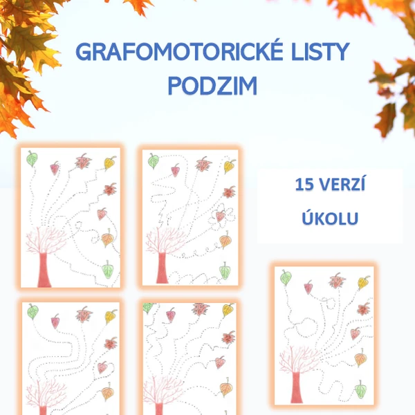 Grafomotorické listy - Podzim 1