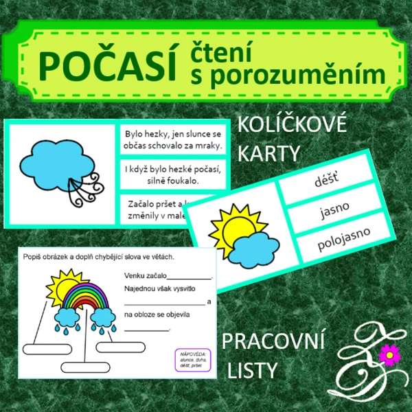 Počasí - čtení s porozuměním 1