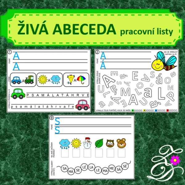 Živá abeceda - pracovní listy 1