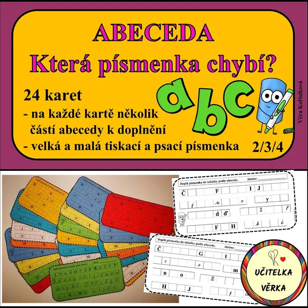 ABECEDA - Která písmenka chybí? 1