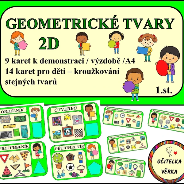 GEOMETRICKÉ TVARY - 2D 1