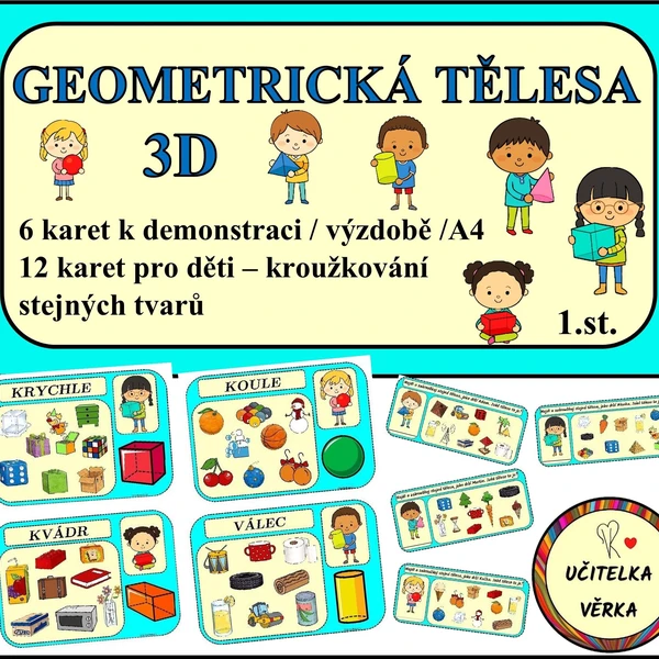 GEOMETRICKÁ TĚLESA - 3D 1
