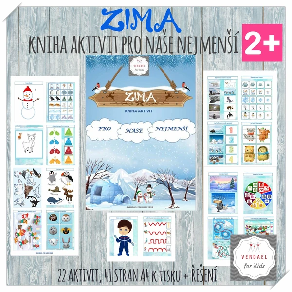 ZIMA pro naše nejmenší - kniha aktivit 1