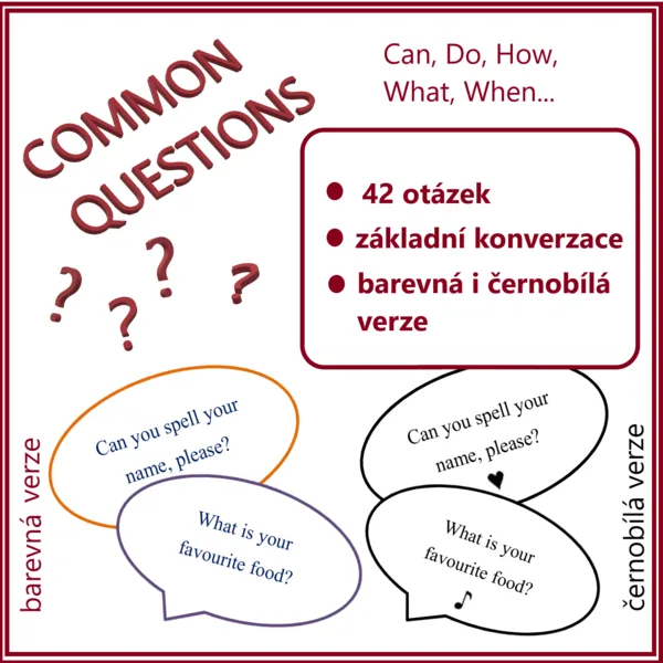 Common questions - Běžné otázky 1