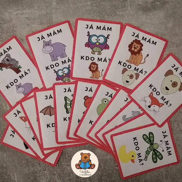 Hra - Já mám, kdo má? - zvířátka 1