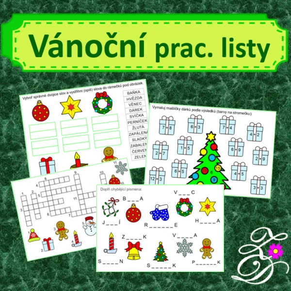 Vánoční pracovní listy 1
